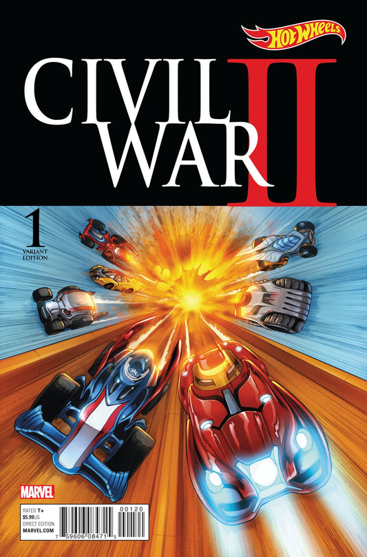 CIVIL WAR II #1 (OF 8) 1:10 HOT WHEELS INCV - Comicbookeroo