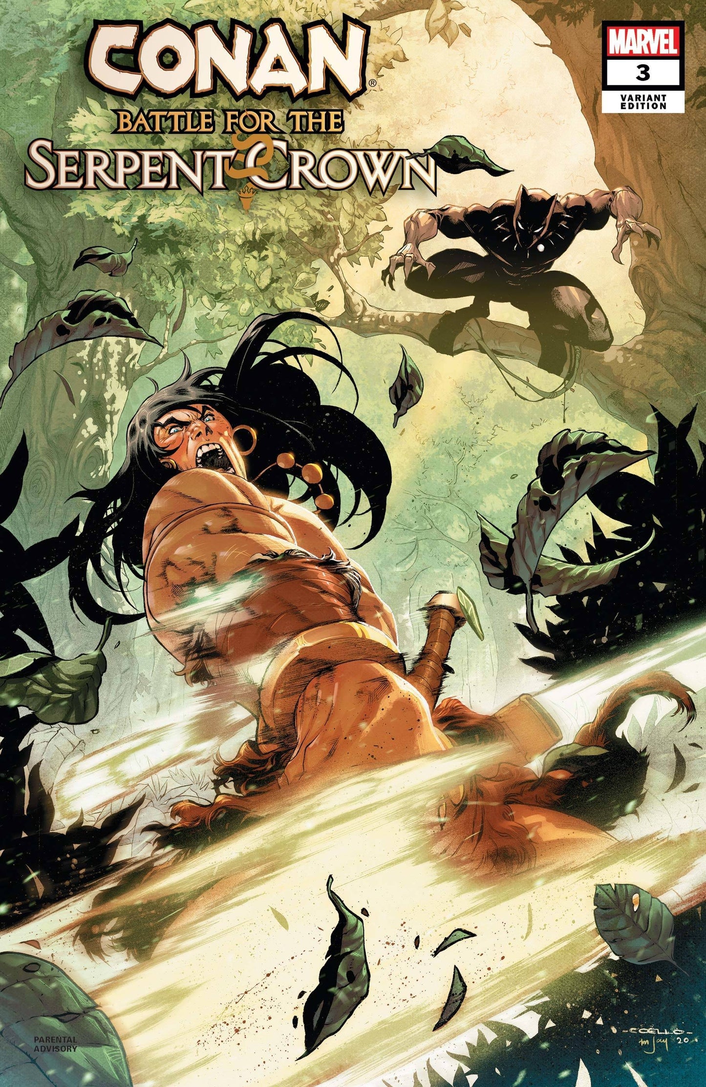 CONAN BATTLE FOR SERPENT CROWN #3 (OF 5) COELLO VAR - Comicbookeroo