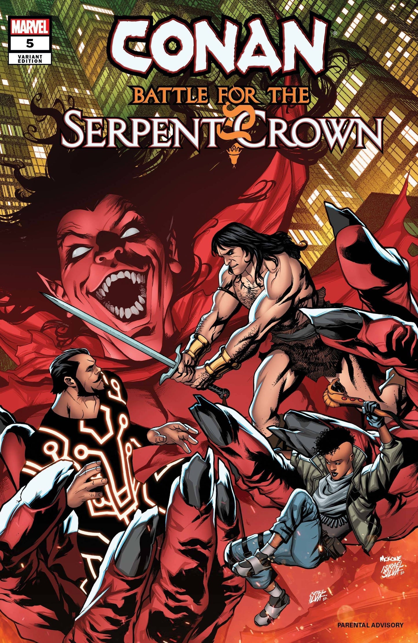 CONAN BATTLE FOR SERPENT CROWN #5 (OF 5) MCKONE VAR - Comicbookeroo