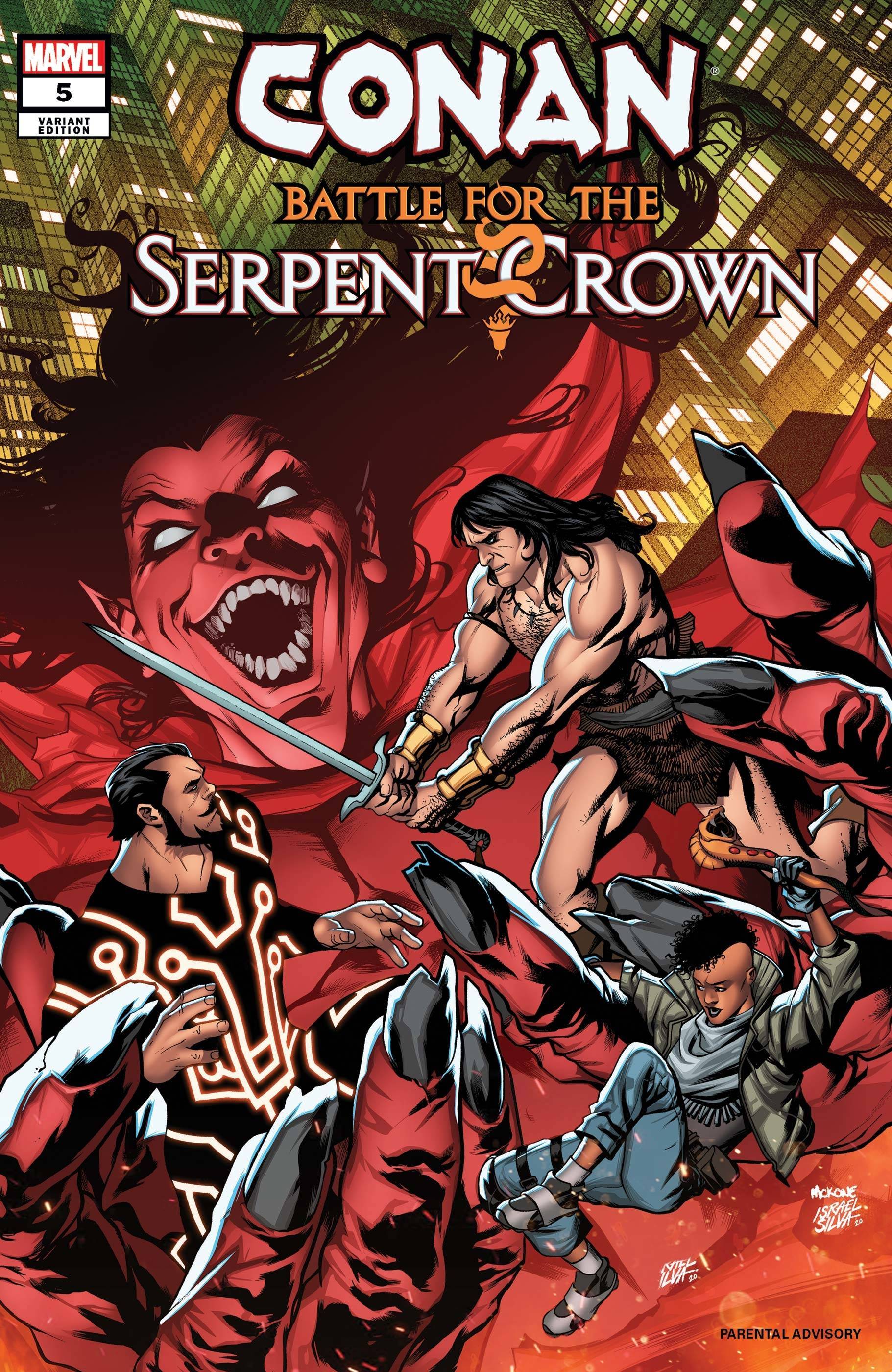 CONAN BATTLE FOR SERPENT CROWN #5 (OF 5) MCKONE VAR - Comicbookeroo