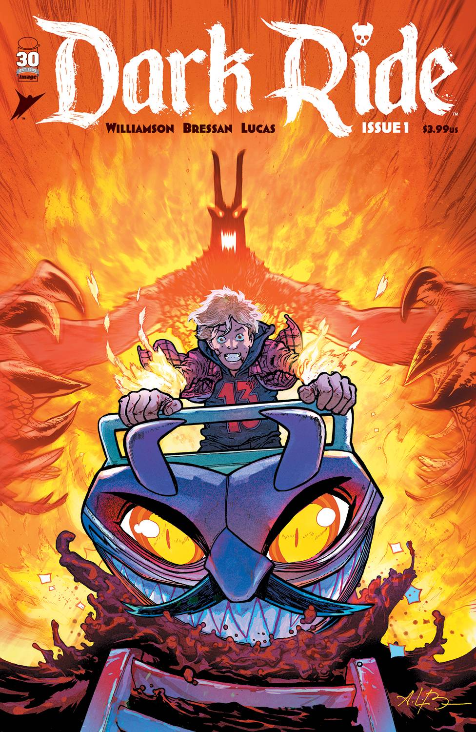 DARK RIDE #1 CVR A BRESSAN & LUCAS (MR) - Comicbookeroo