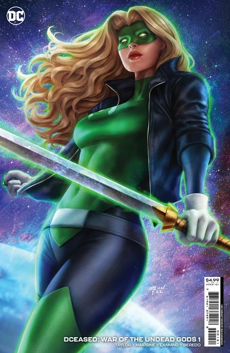 DCEASED WAR OF THE UNDEAD GODS #1 (OF 8) CVR F INC 1:50 SUN KHAMUNAKI CARD STOCK VAR - Comicbookeroo