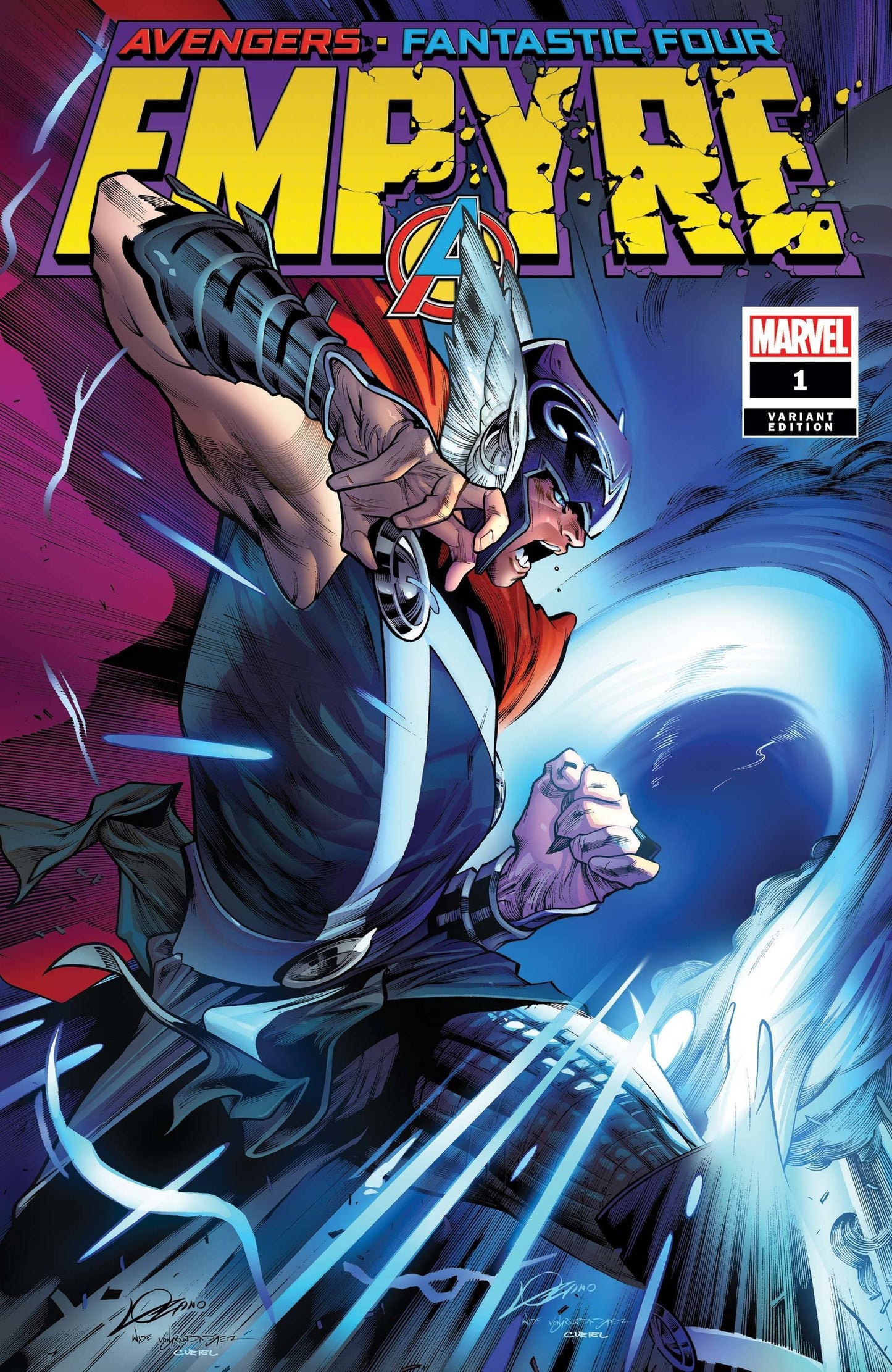 EMPYRE #1 (OF 6) LOZANO AVENGER VAR - Comicbookeroo