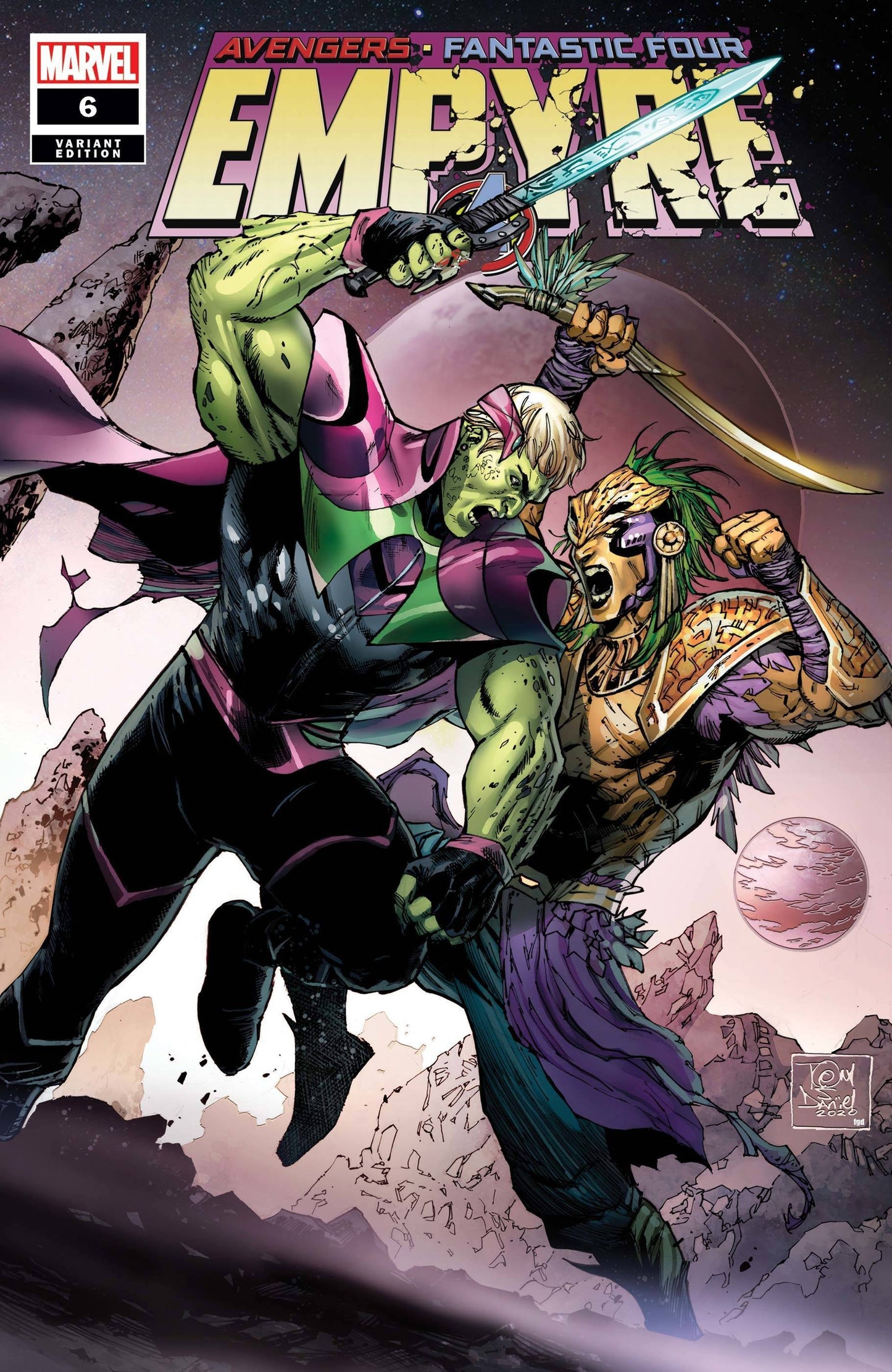 EMPYRE #6 (OF 6) DANIEL SKRULL KREE VAR - Comicbookeroo