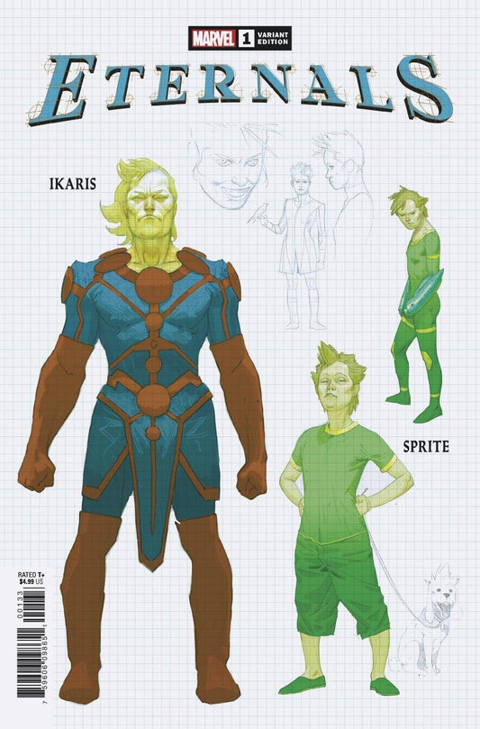 ETERNALS #1 RIBIC DESIGN VAR 1:10 INCV - Comicbookeroo