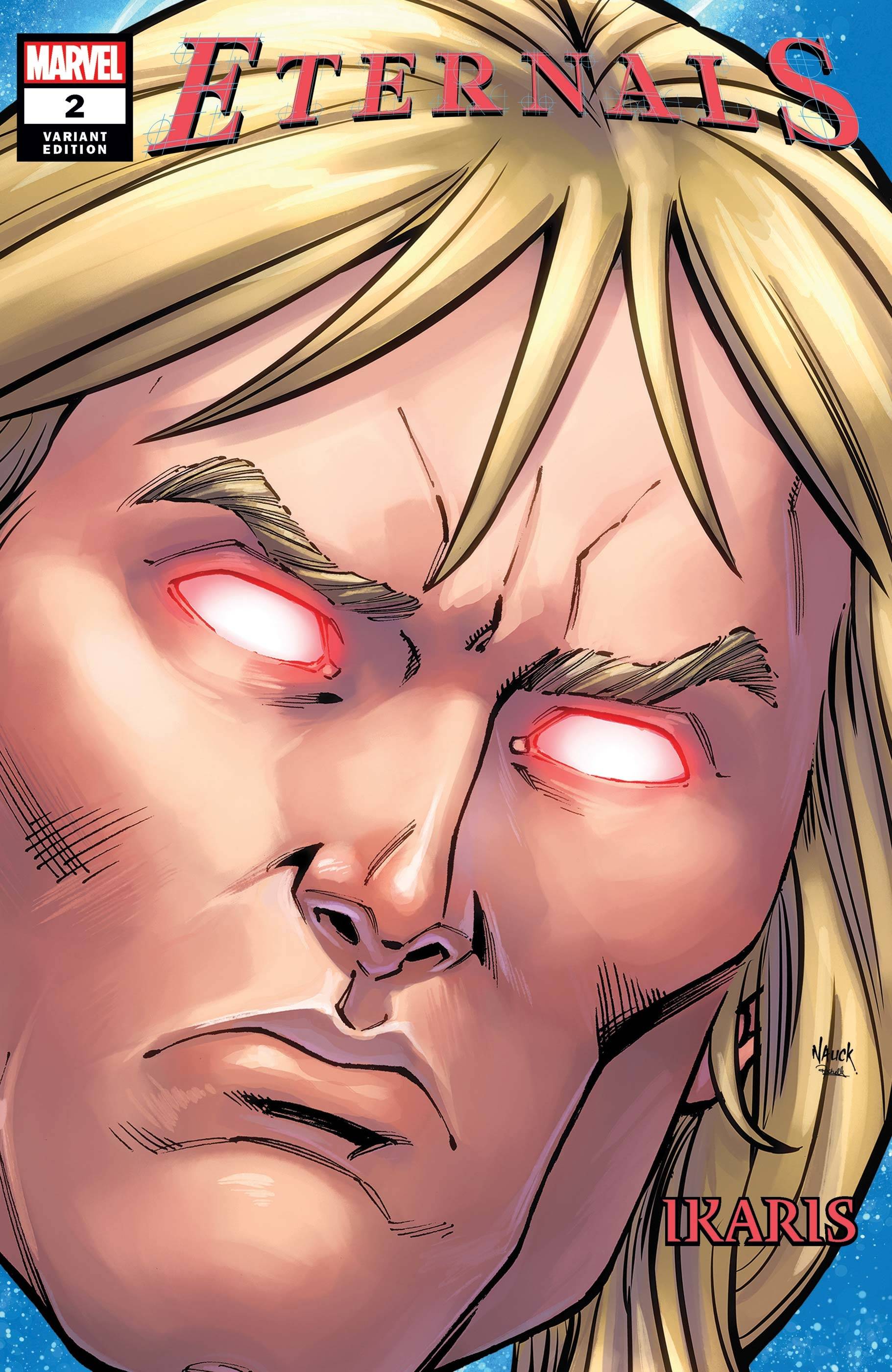 ETERNALS #2 NAUCK HEADSHOT VAR - Comicbookeroo
