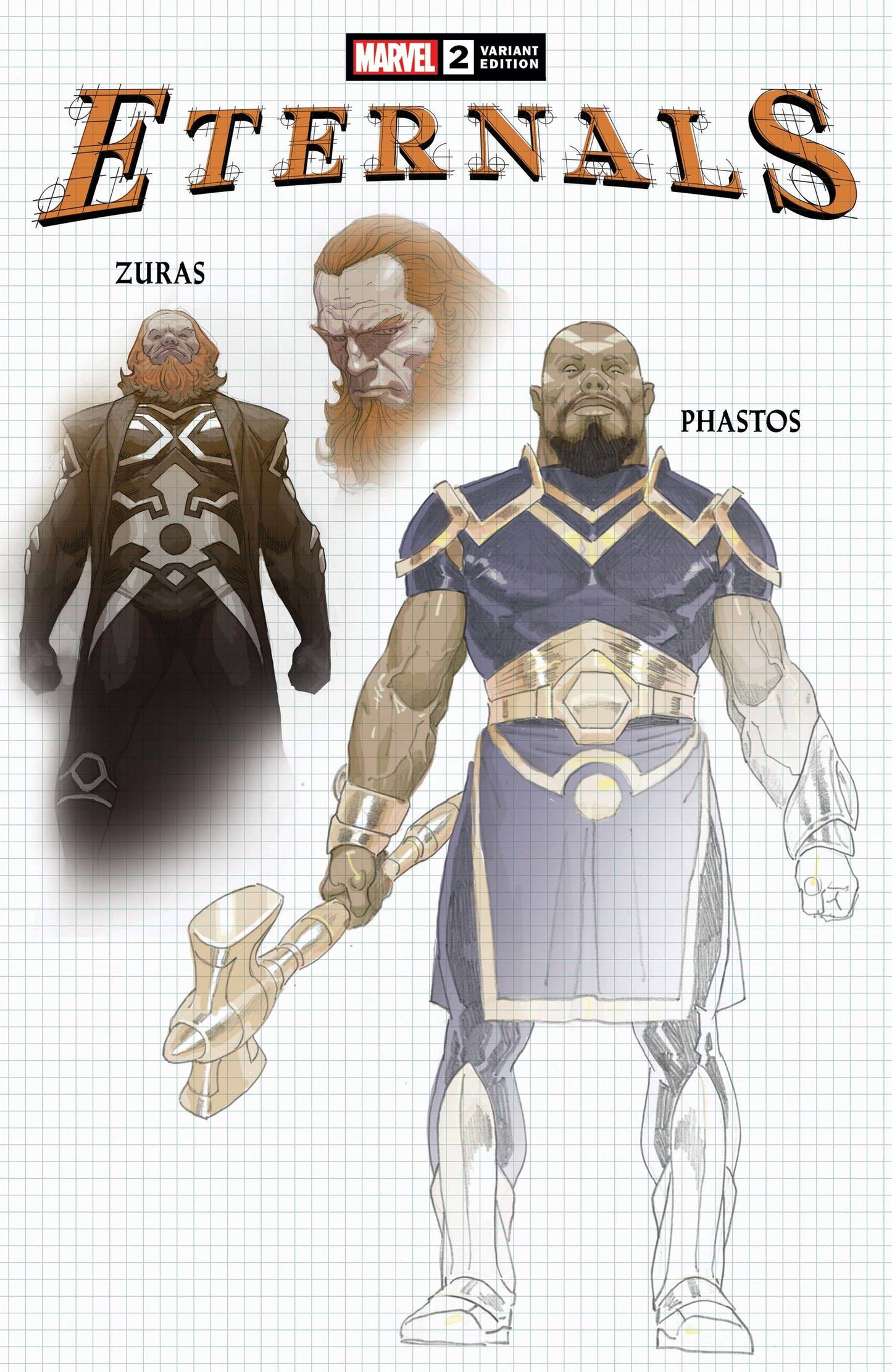 ETERNALS #2 RIBIC DESIGN VAR 1:10 INCV - Comicbookeroo