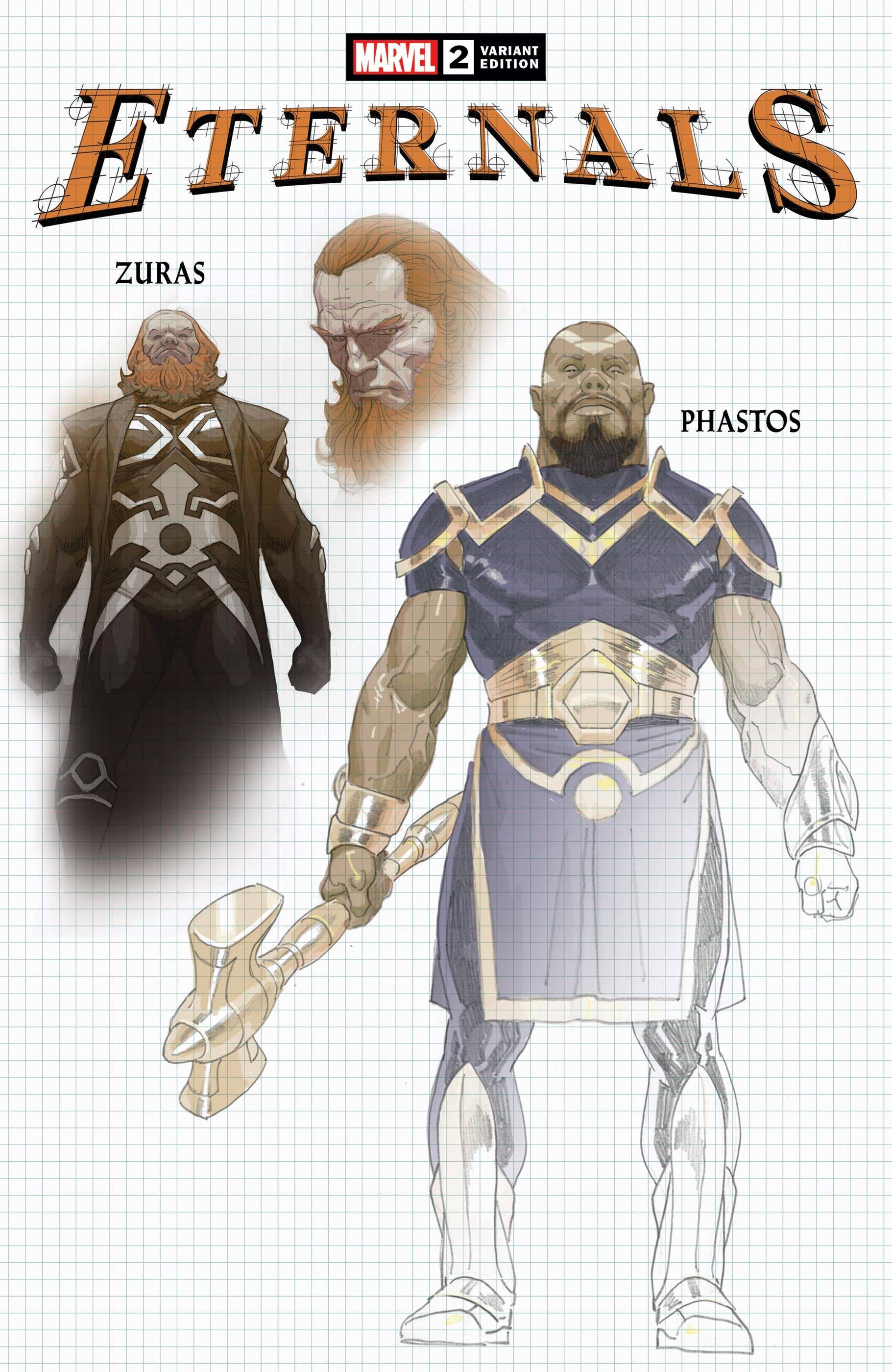 ETERNALS #2 RIBIC DESIGN VAR 1:10 INCV - Comicbookeroo