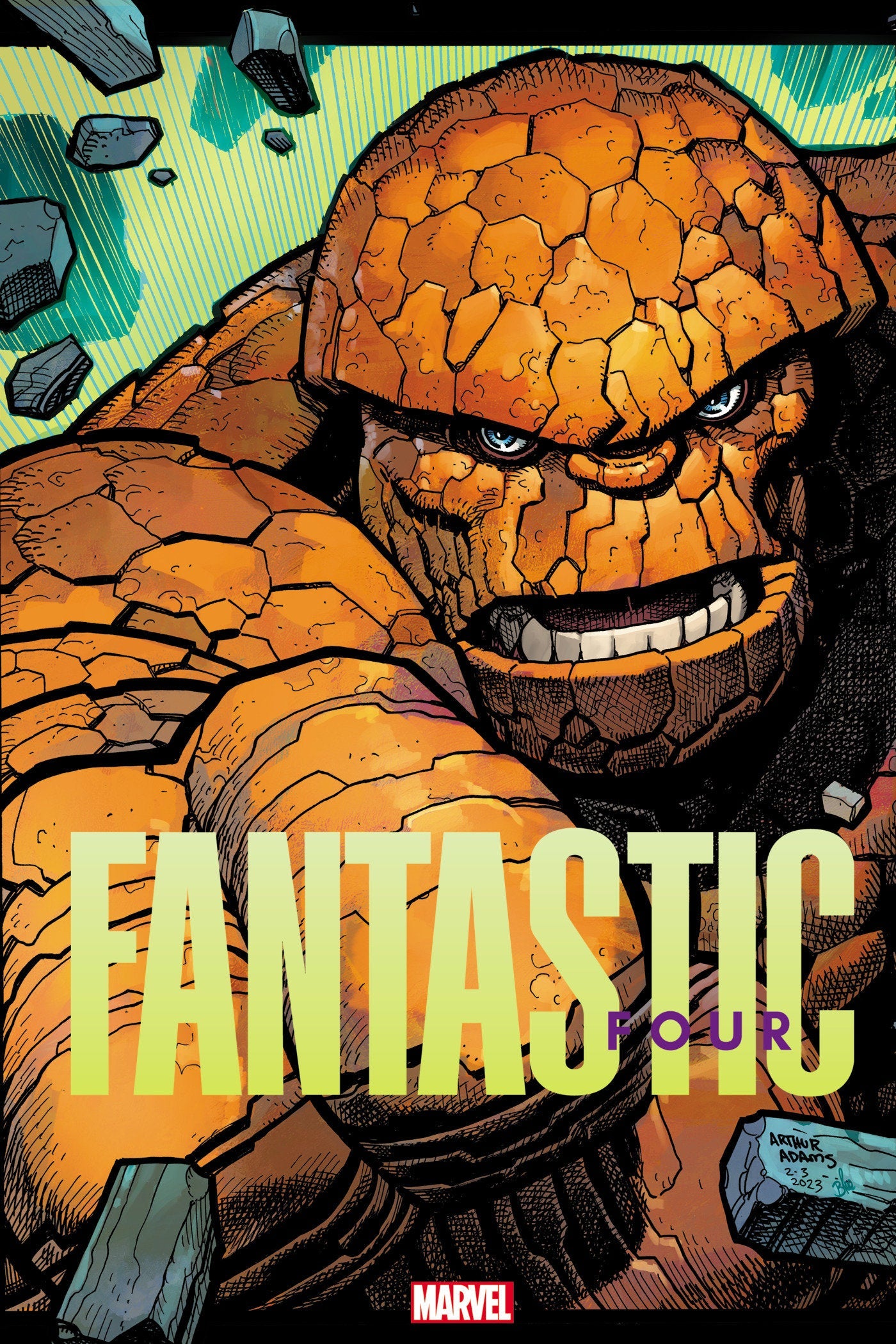 FANTASTIC FOUR #1 ARTHUR ADAMS VAR 1:25 INCV - Comicbookeroo