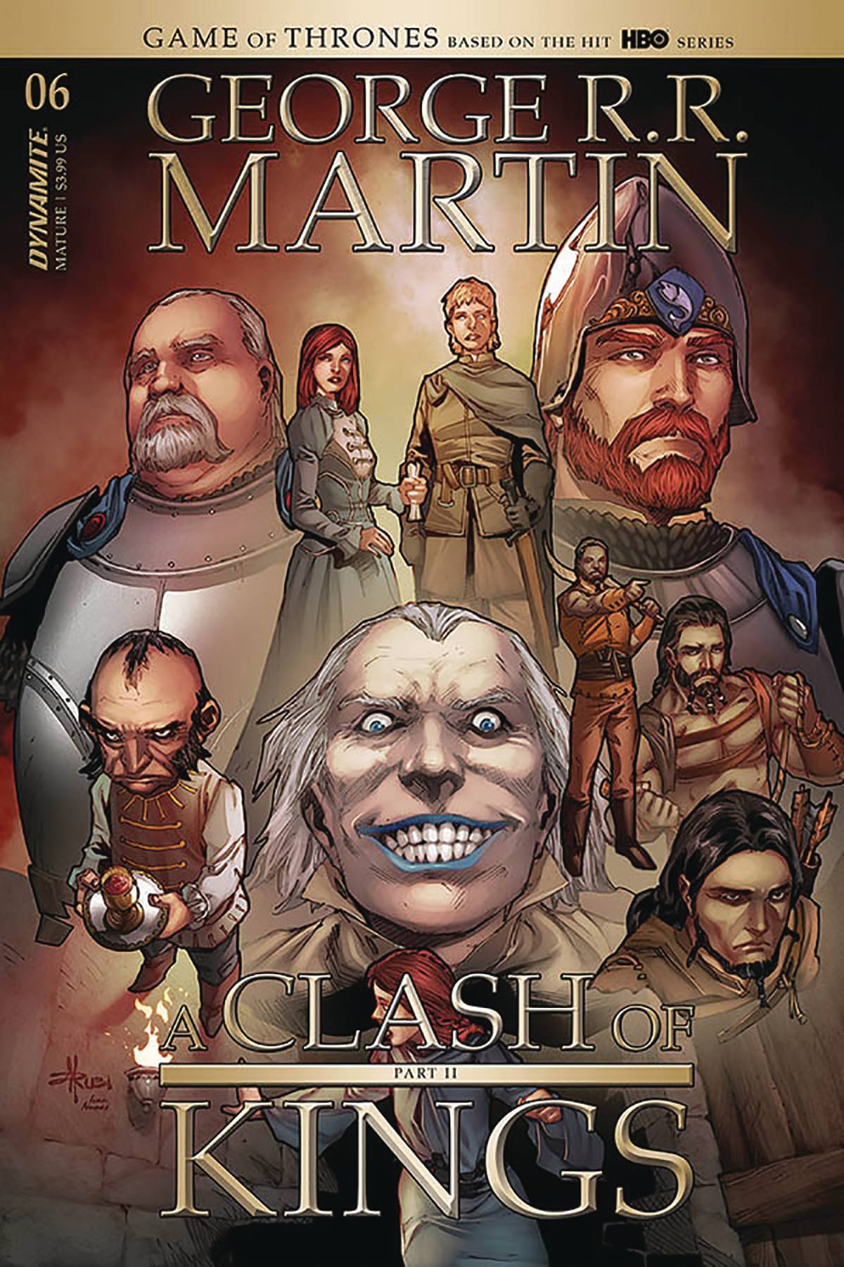 GEORGE RR MARTIN A CLASH OF KINGS #6 CVR B RUBI (MR) - Comicbookeroo
