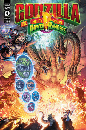 GODZILLA VS MMPR #4 (OF 5) CVR A FREDDIE WILLIAMS II - Comicbookeroo