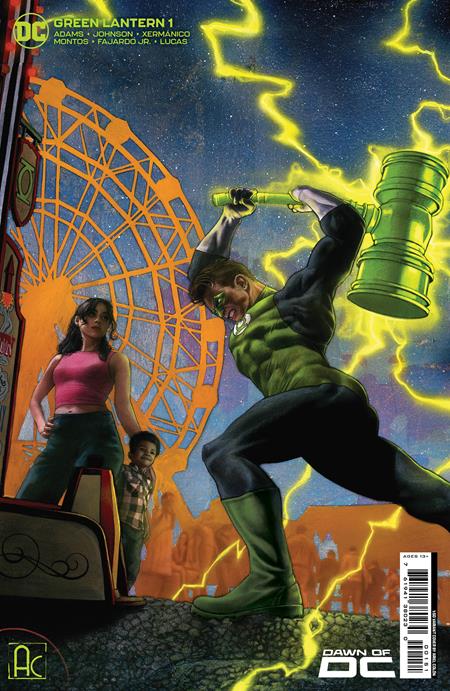GREEN LANTERN #1 CVR F INC 1:50 ARIEL COLON CARD STOCK VAR - Comicbookeroo