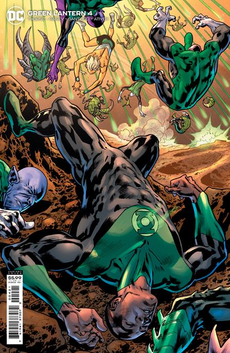 GREEN LANTERN (2021) #4 CVR B BRYAN HITCH CARD STOCK VAR - Comicbookeroo