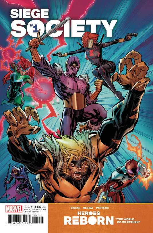HEROES REBORN SIEGE SOCIETY #1 - Comicbookeroo