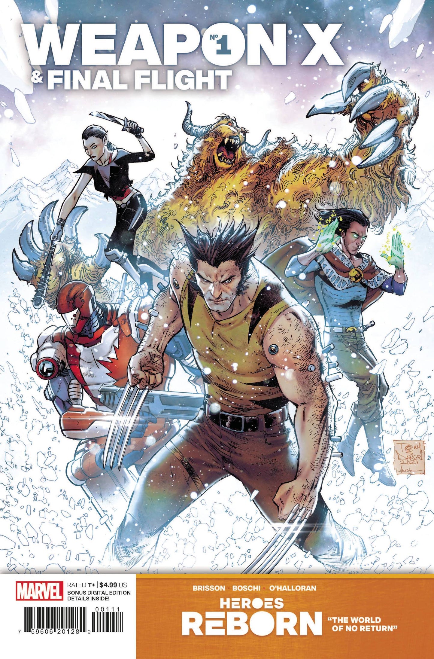 HEROES REBORN WEAPON X AND FINAL FLIGHT #1 - Comicbookeroo