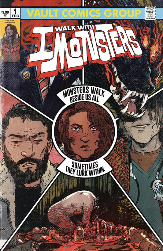 I WALK WITH MONSTERS #1 CVR G 2ND PTG (MR) - Comicbookeroo