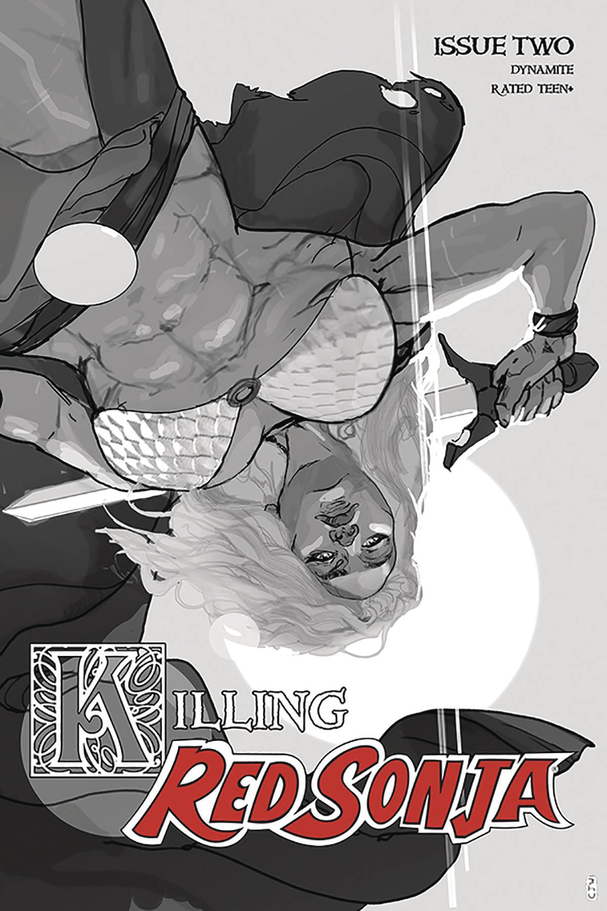 KILLING RED SONJA #2 1:10 WARD GRAYSCALE INCV - Comicbookeroo