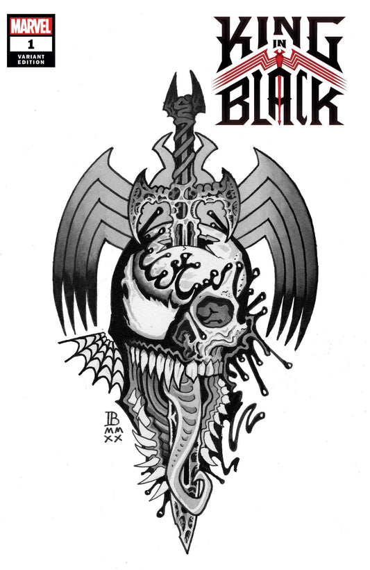 KING IN BLACK #1 (OF 5) BEDERMAN TATTOO VAR - Comicbookeroo