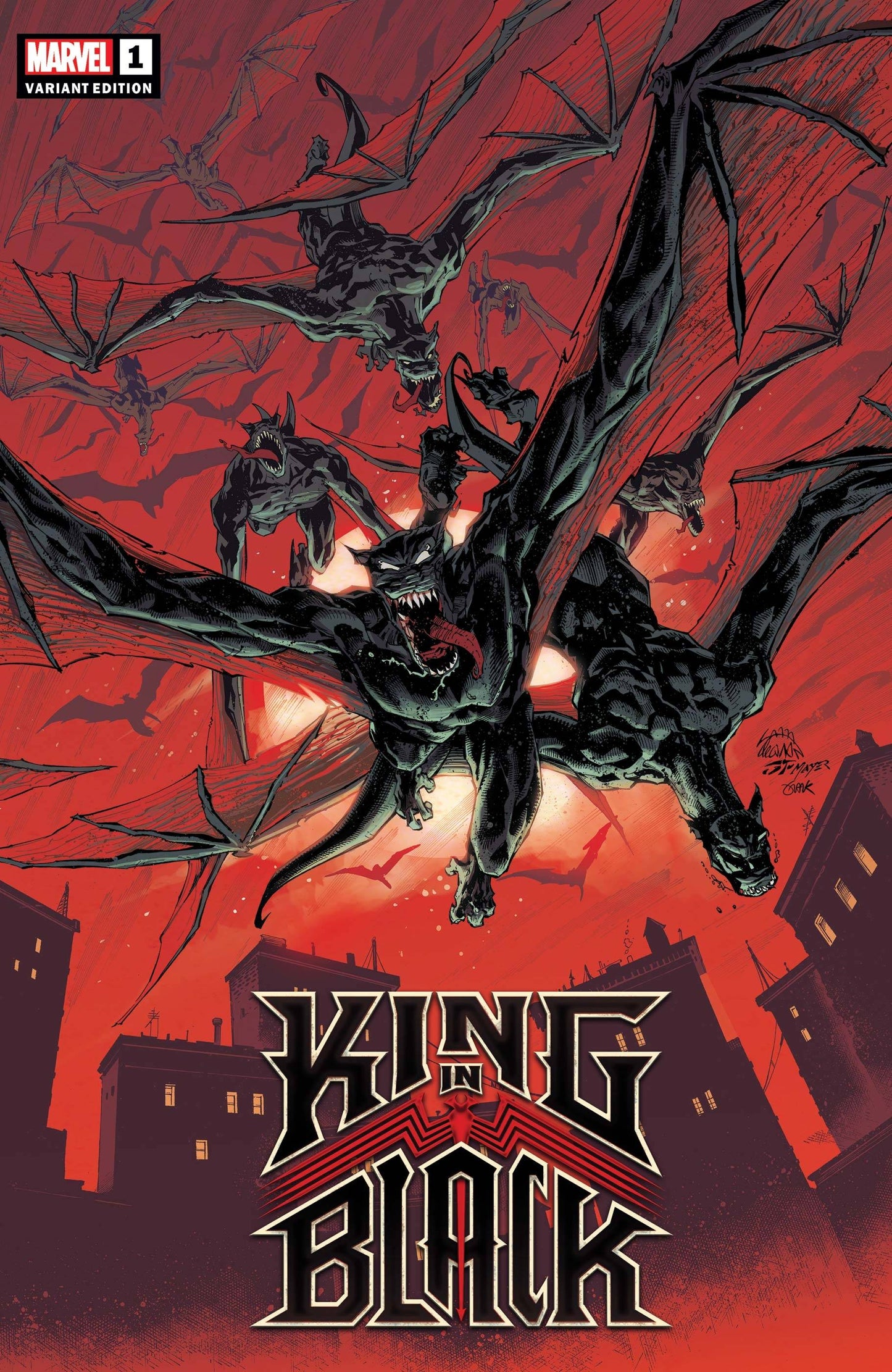 KING IN BLACK #1 (OF 5) STEGMAN DARKNESS REIGNS VAR - Comicbookeroo