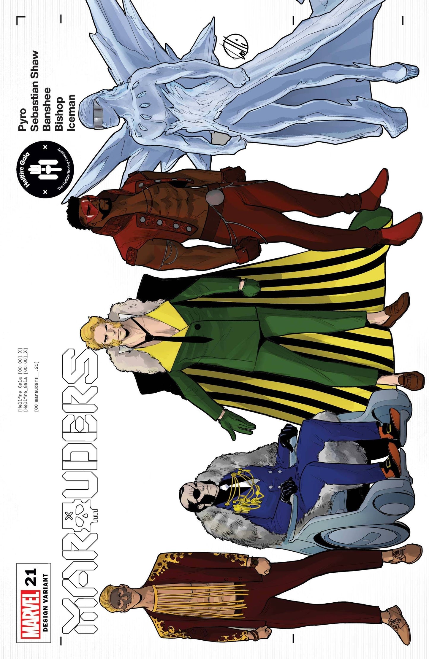 MARAUDERS (2019) #21 LOLLI CHARACTER DESIGN VAR GALA - Comicbookeroo