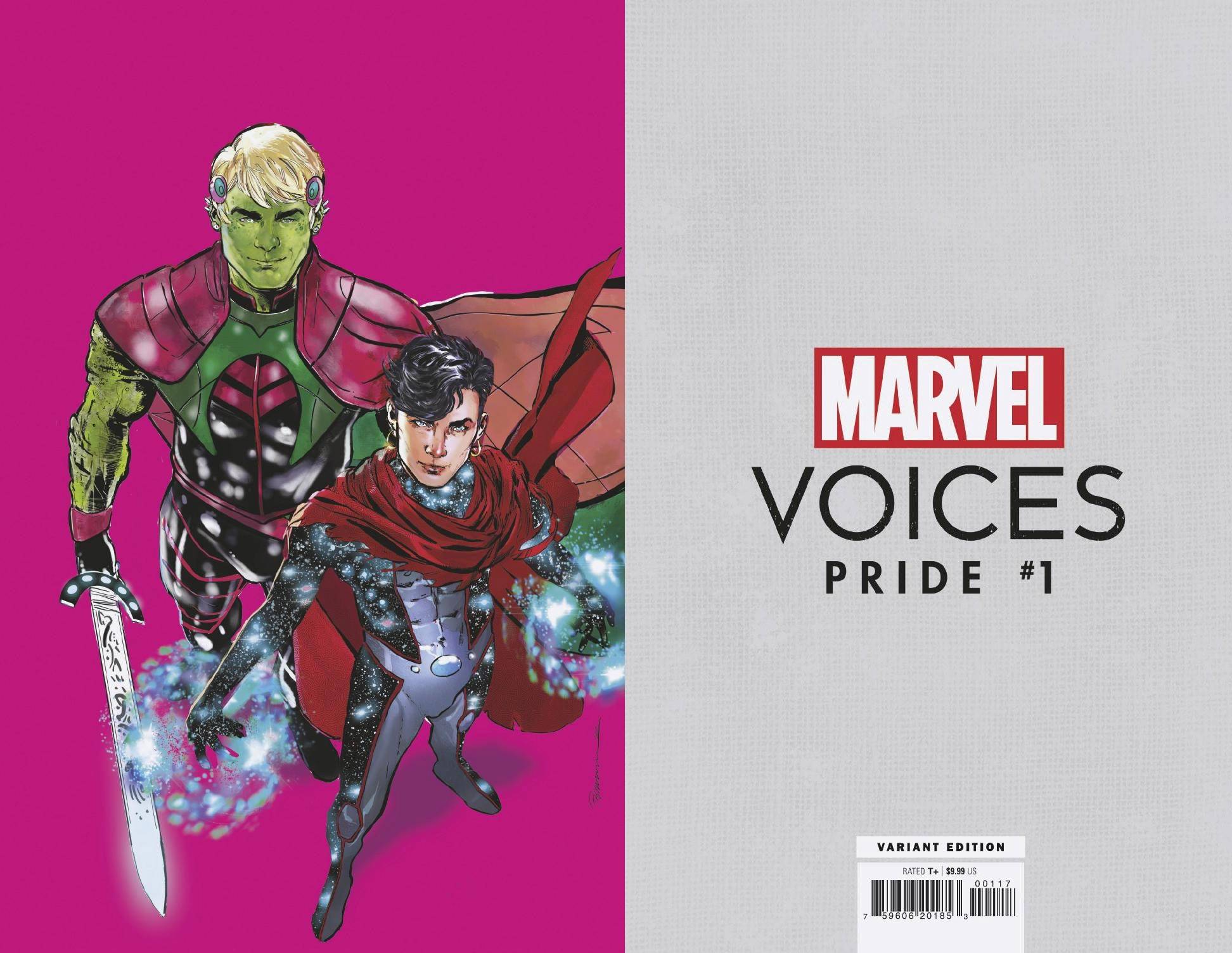 MARVELS VOICES PRIDE (2021) #1 JIMENEZ PRIDE MONTH VIRG B VAR 1:50 INCV - Comicbookeroo