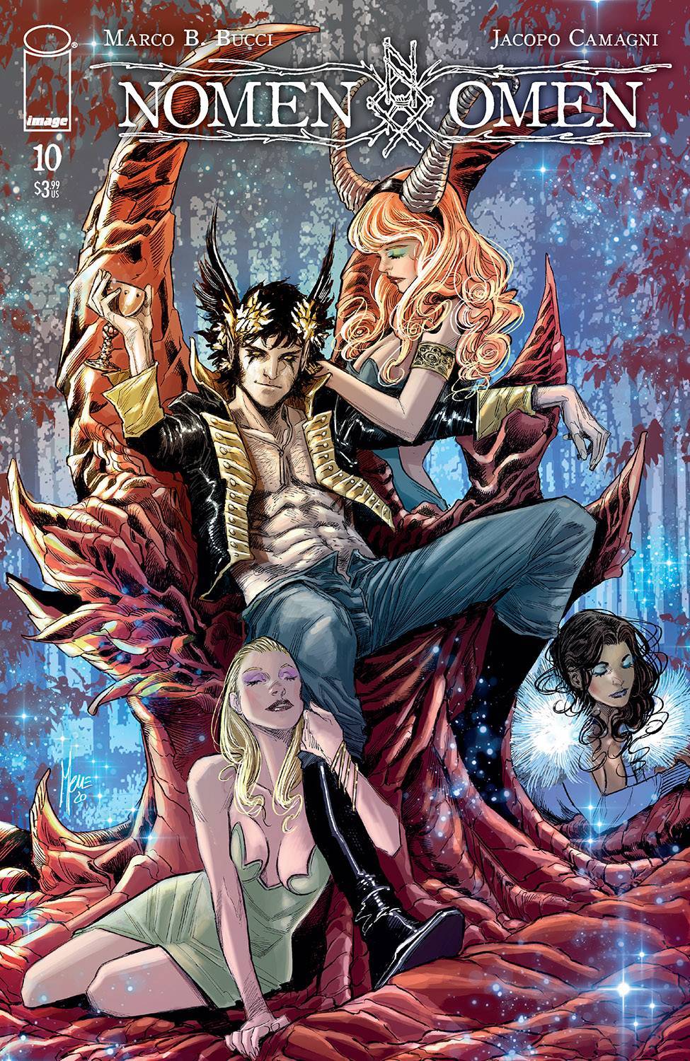 NOMEN OMEN #10 (OF 15) CVR B CHECCHETTO (MR) - Comicbookeroo