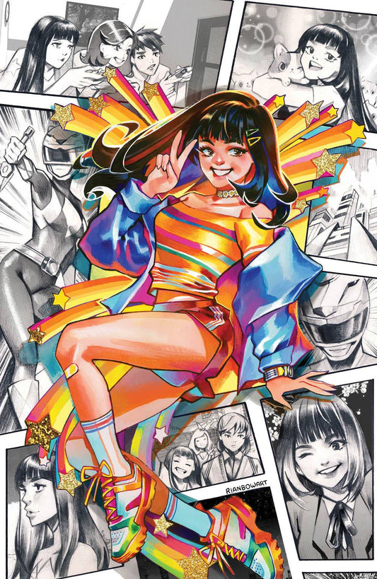 POWER RANGERS #9 CVR G UNLOCKABLE VAR GONZALES ONE PER STORE - Comicbookeroo