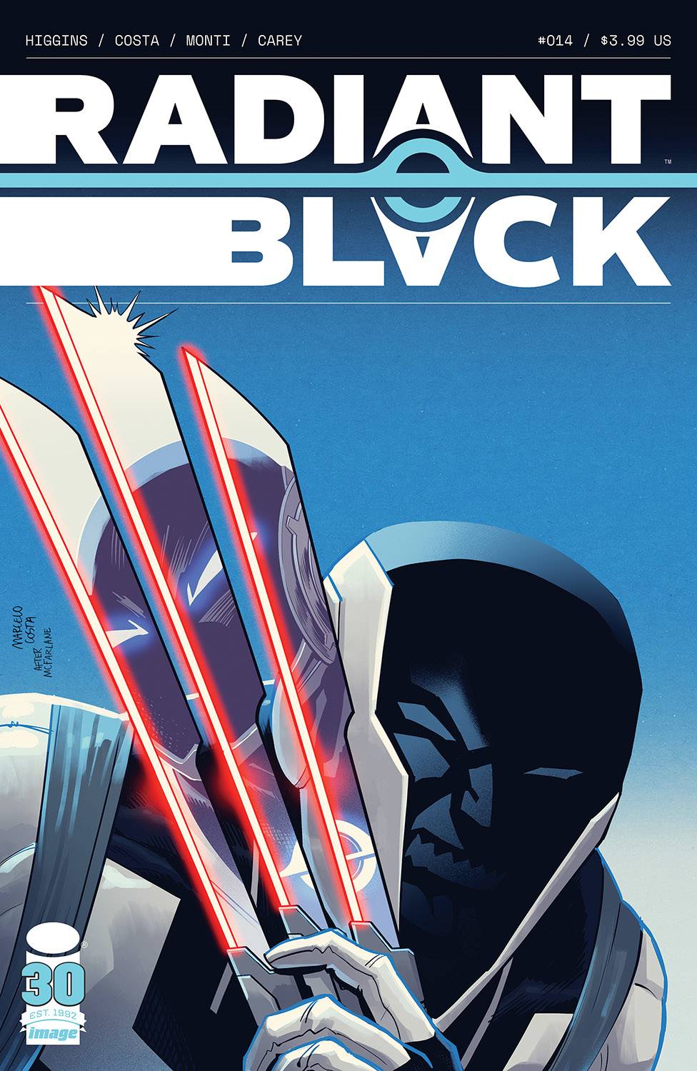 RADIANT BLACK #14 CVR A COSTA & MONTI - Comicbookeroo