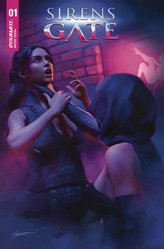 SIRENS GATE #1 CVR H 1:7 FOC INCV MAER FACEOFF ORIGINAL - Comicbookeroo