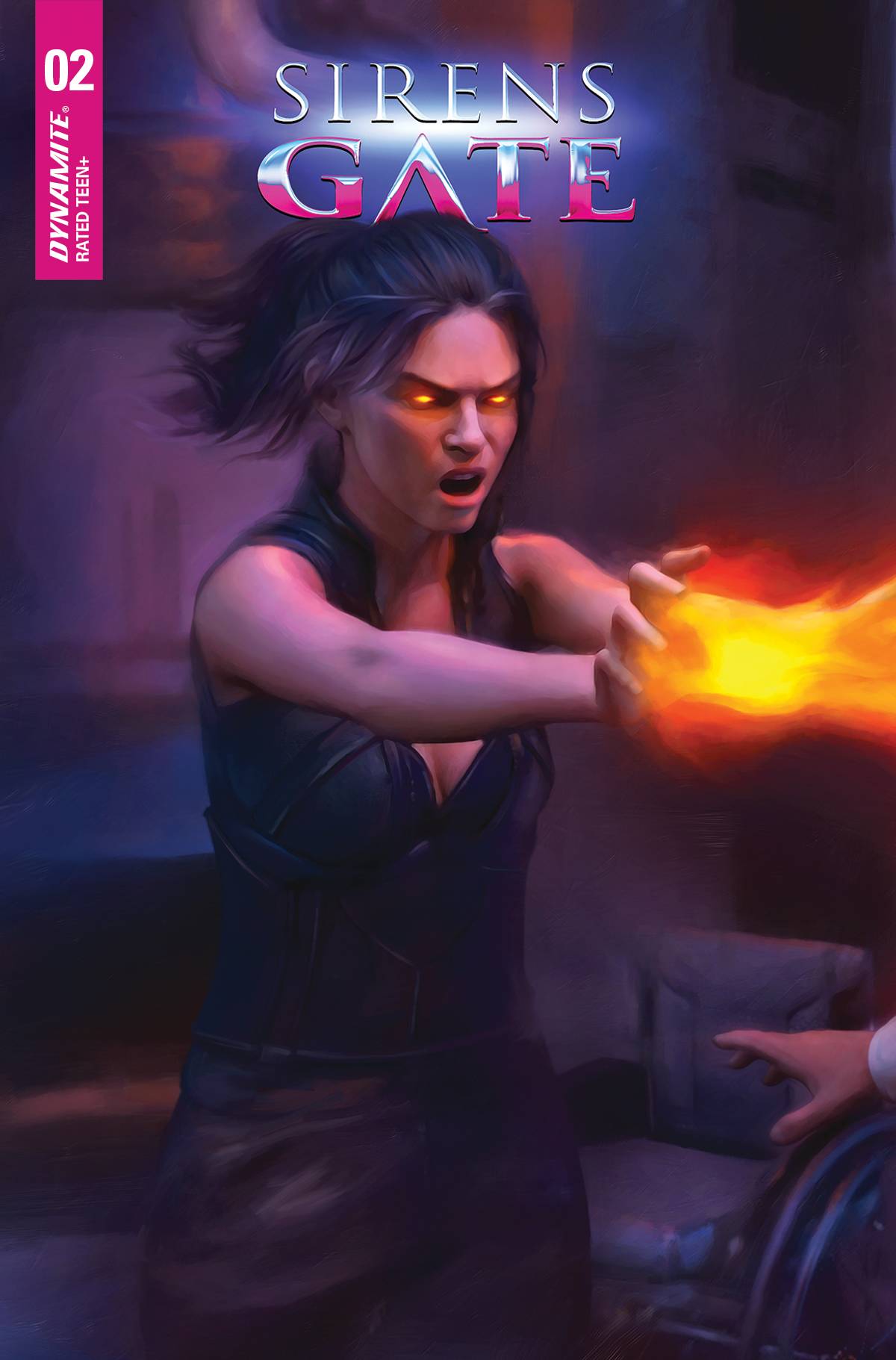 SIRENS GATE #2 CVR F 1:7 FOC INCV MAER FIRE BLAST ORIGINA - Comicbookeroo