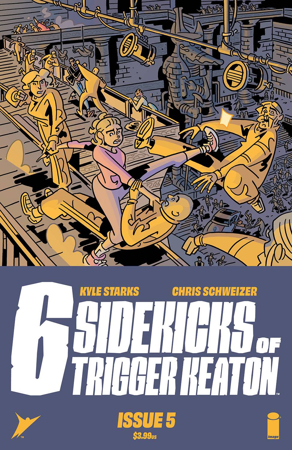 SIX SIDEKICKS OF TRIGGER KEATON #5 CVR A SCHWEIZER (MR) - Comicbookeroo