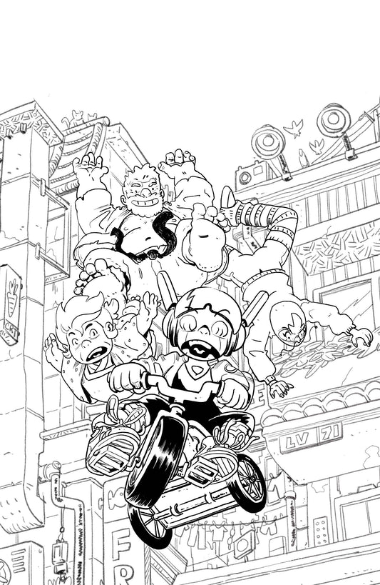 SKYBOUND X #2 CVR E 1:10 INCV B&W VUONG & KNIIVILA (MR) - Comicbookeroo