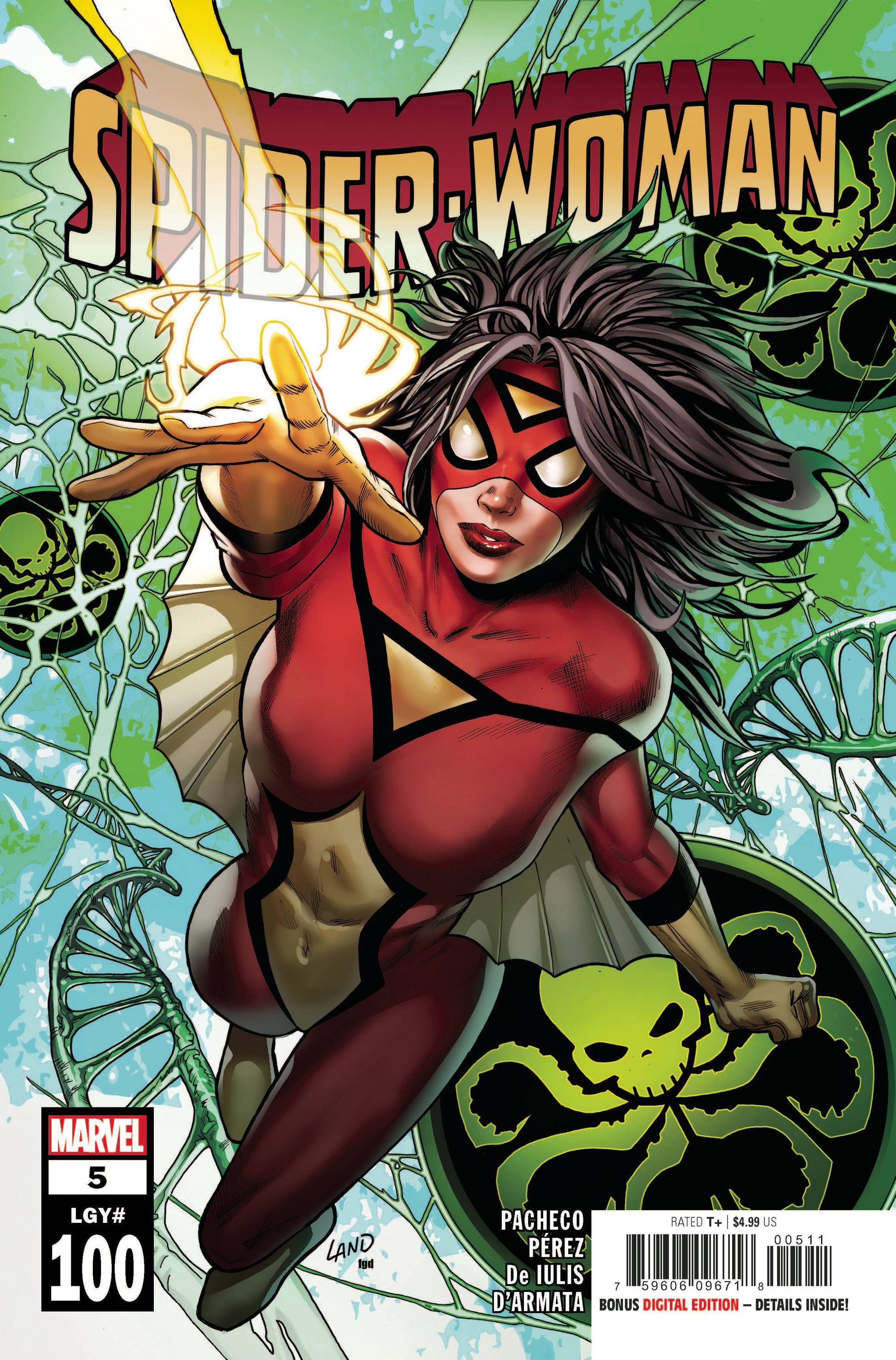 SPIDER-WOMAN (2020) #5/#100 GREG LAND CVR - Comicbookeroo
