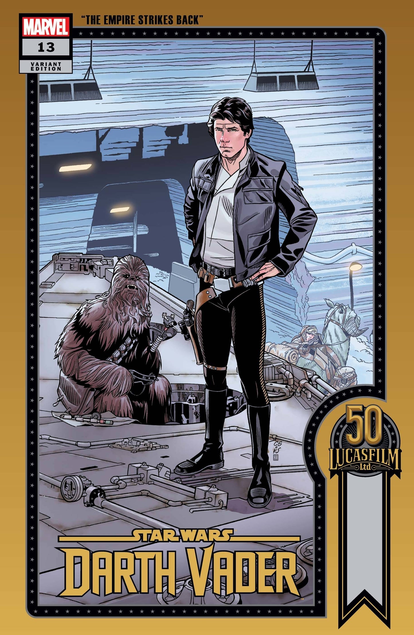 STAR WARS DARTH VADER #13 SPROUSE LUCASFILM 50TH VAR - Comicbookeroo