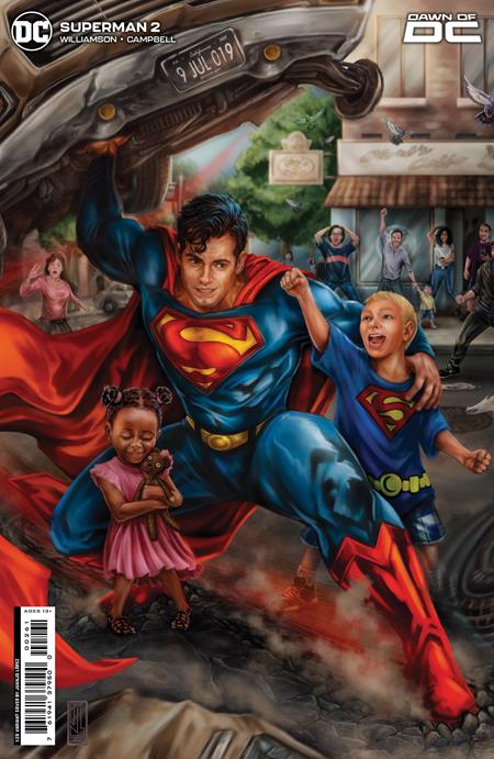 SUPERMAN #2 CVR F INC 1:25 JUANJO LOPEZ CARD STOCK VAR - Comicbookeroo