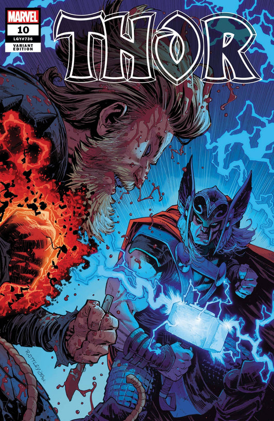 THOR #10 OTTLEY VAR 1:50 INCV - Comicbookeroo