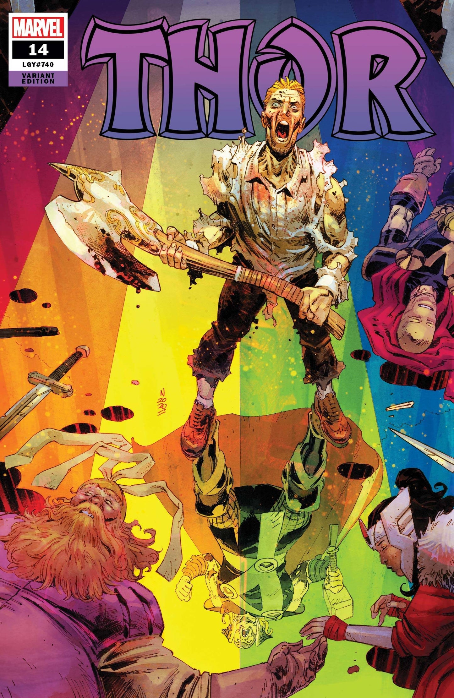 THOR #14 KLEIN VAR 1:25 INCV - Comicbookeroo