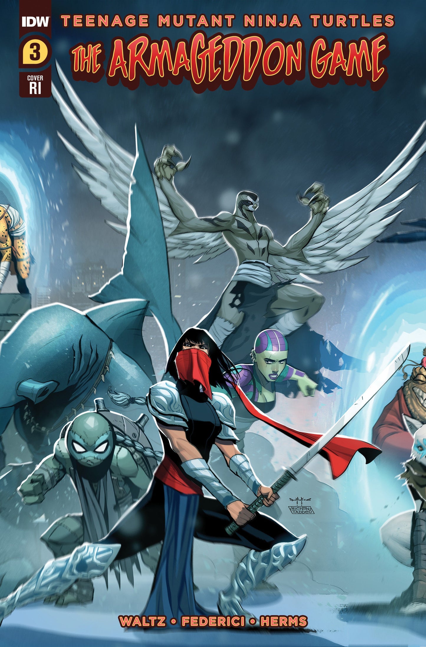 TMNT ARMAGEDDON GAME #3 CVR D 1:10 INCV QUALANO - Comicbookeroo