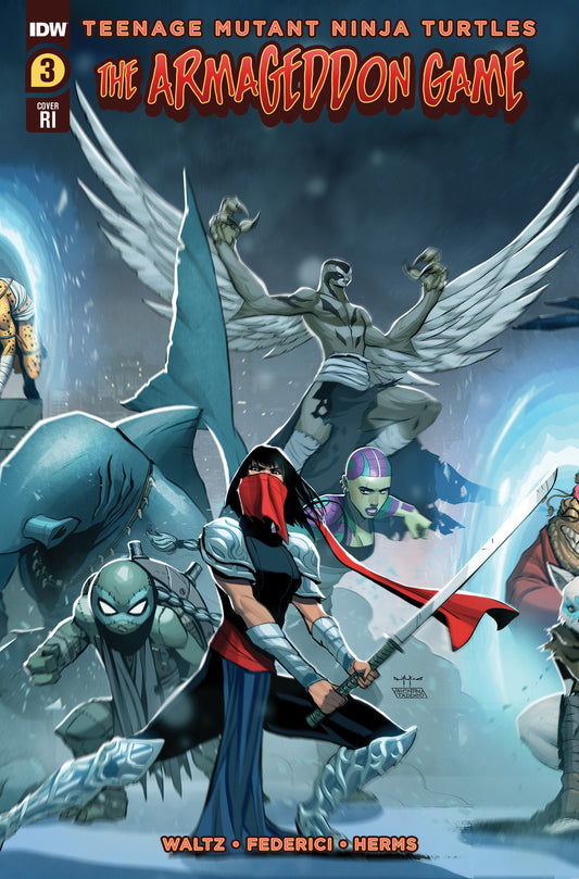 TMNT ARMAGEDDON GAME #3 CVR D 1:10 INCV QUALANO - Comicbookeroo