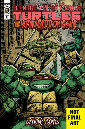 TMNT ARMAGEDDON GAME OPENING MOVES #1 CVR B 1:10 INCV EASTMAN - Comicbookeroo