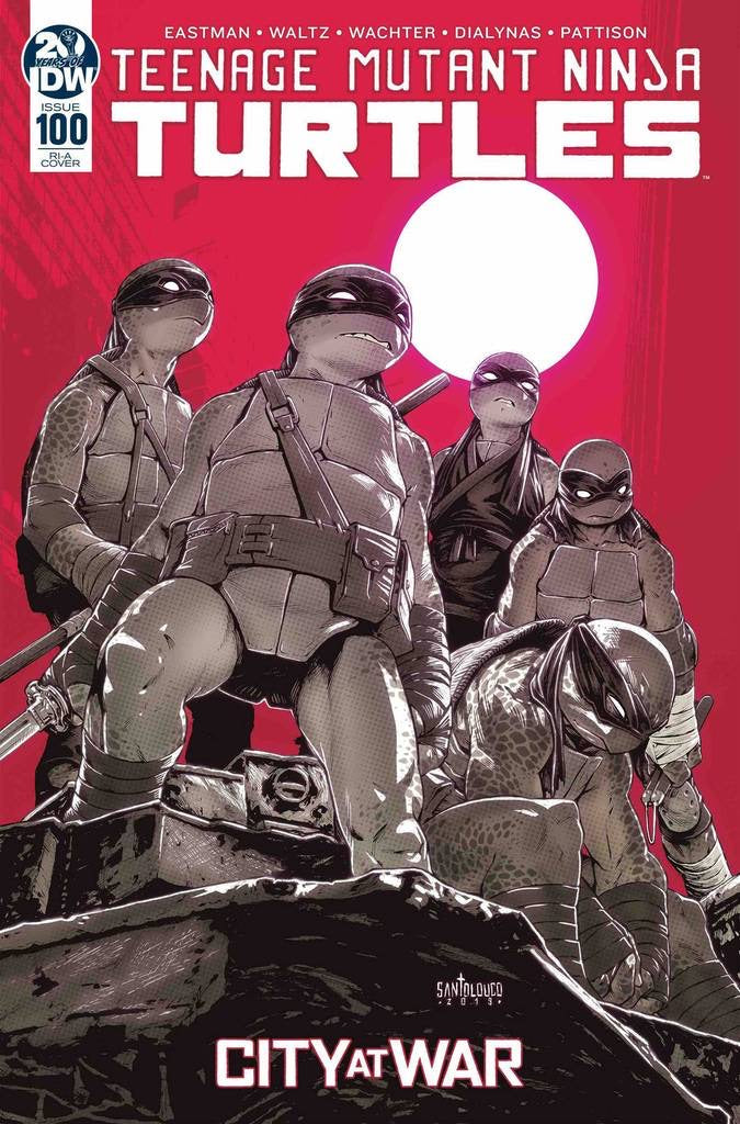 TMNT ONGOING #100 INCV 1:10 SANTOLOUCO - Comicbookeroo