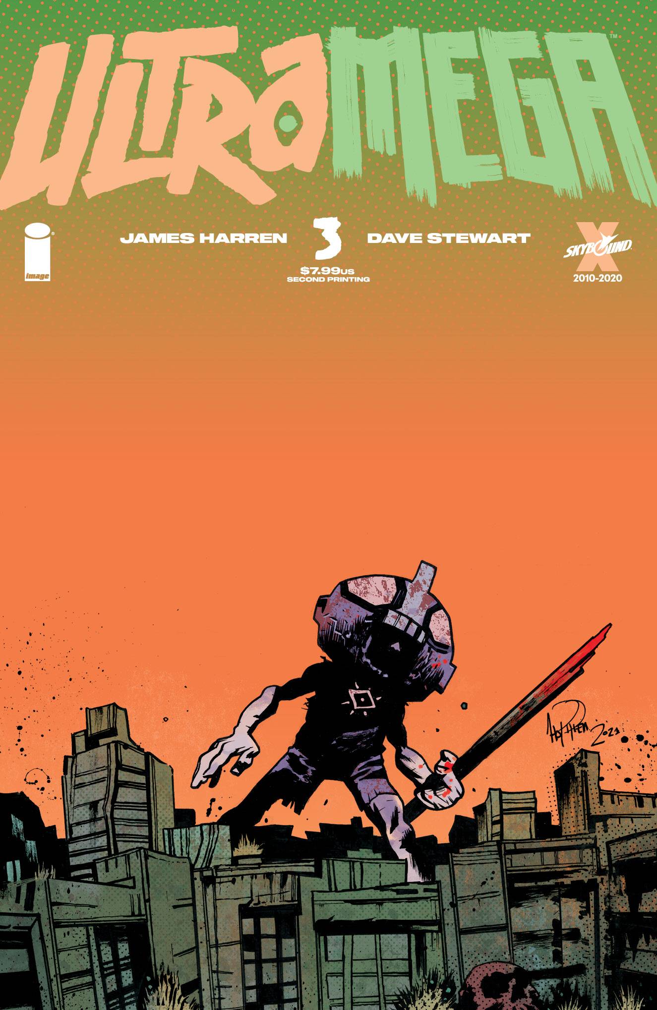 ULTRAMEGA BY JAMES HARREN #3 2ND PTG CVR A (MR) - Comicbookeroo