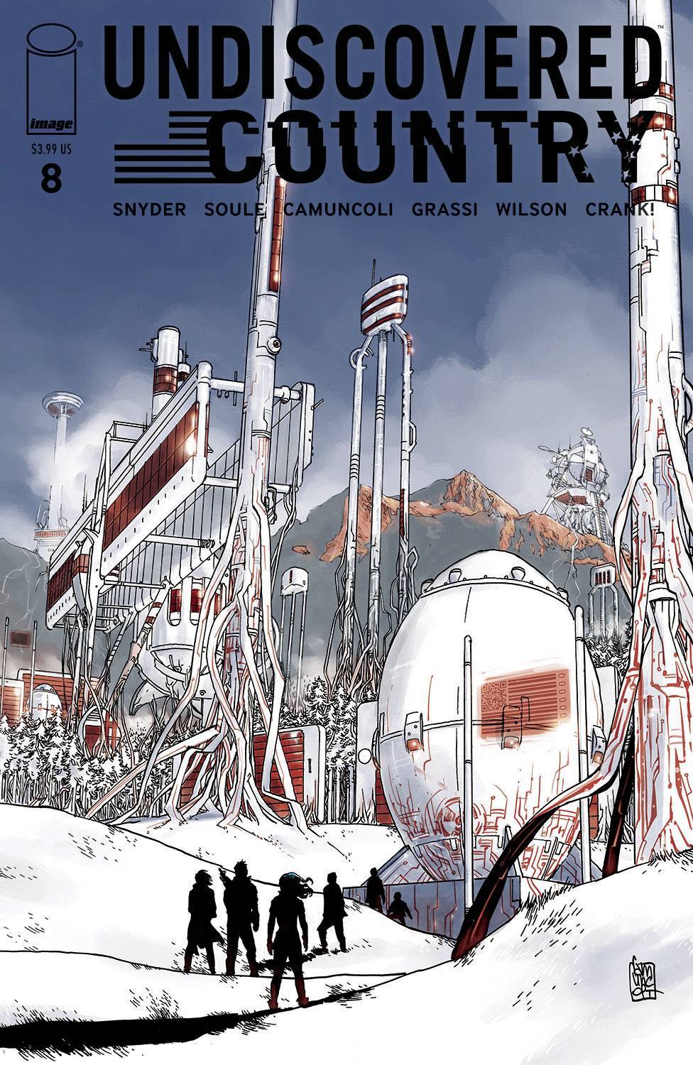 UNDISCOVERED COUNTRY #8 CVR A CAMUNCOLI (MR) - Comicbookeroo