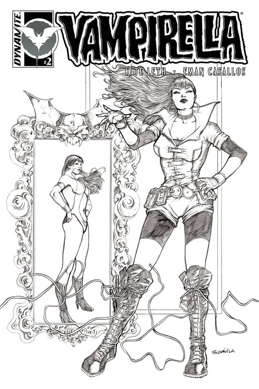 VAMPIRELLA VOL 3 #2 CVR C 1:10 DAVILA B&W INCV (NET) - Comicbookeroo