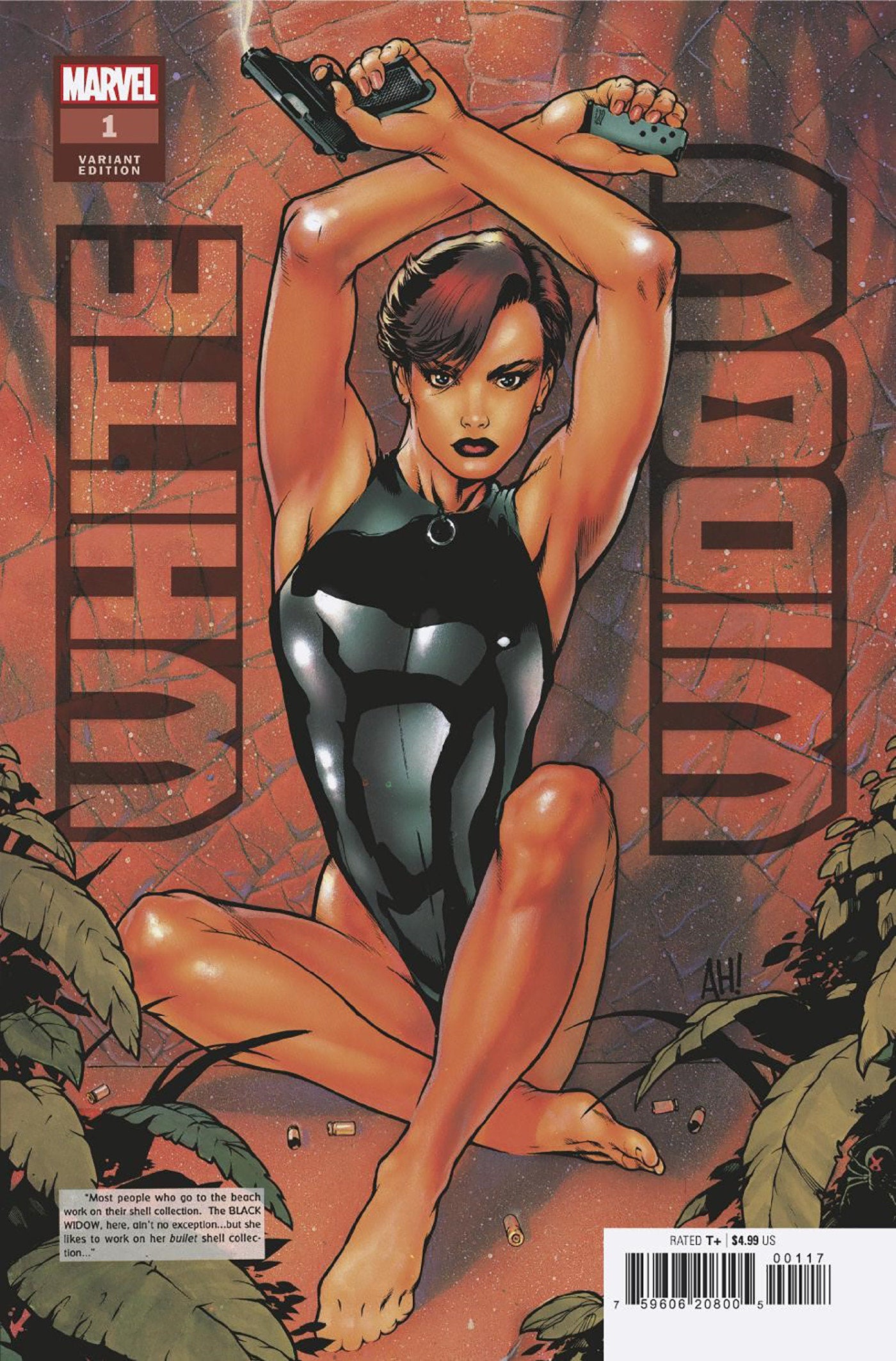 WHITE WIDOW #1 INCV 1:25 ADAM HUGHES HIDDEN GEM VAR - Comicbookeroo