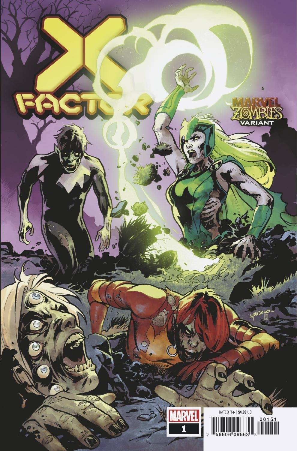 X-FACTOR (2020) #1 LUPACCHINO MARVEL ZOMBIES VAR - Comicbookeroo