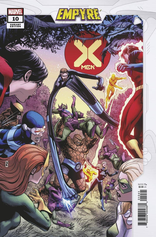 X-MEN (2019) #10 ZIRCHER CONFRONTATION VAR EMP - Comicbookeroo