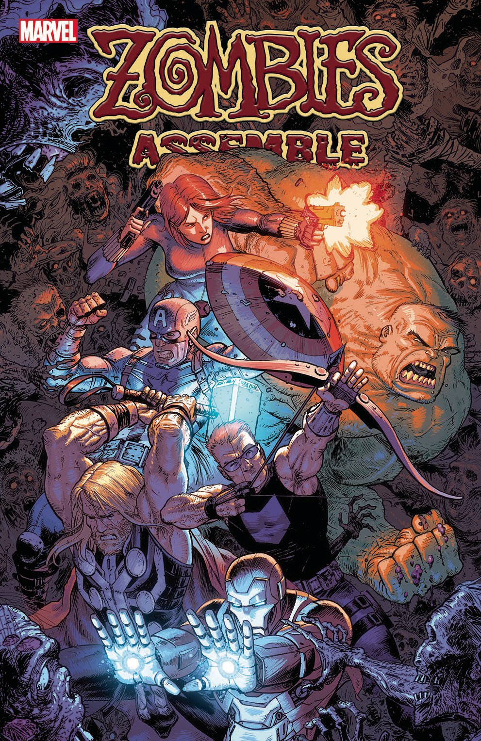 ZOMBIES ASSEMBLE #1 (OF 4) 1:50 MOORE INCV - Comicbookeroo
